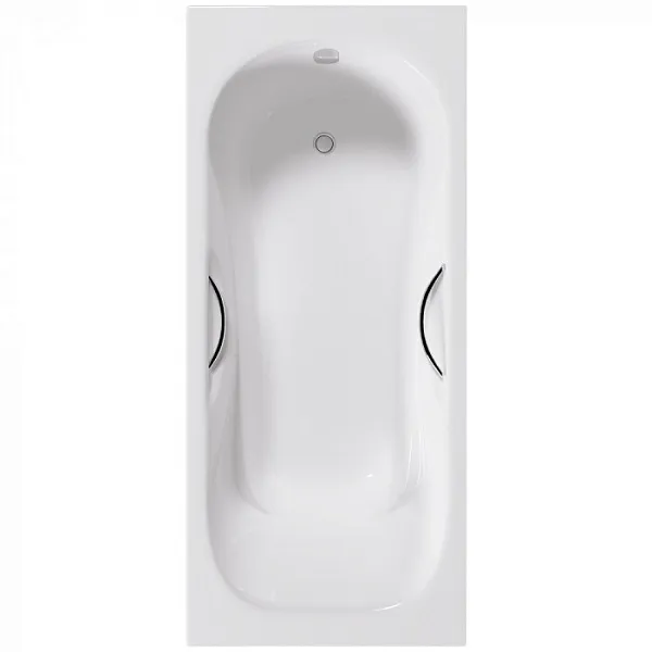 Ванна чугунная Delice Malibu 170x75 DLR230609R с отверстиями под ручки фото 1
