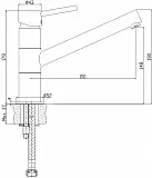 Смеситель Iddis Velikan VL5WBSGi05 для кухонной мойки фото 2