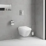 Унитаз Azario Pro PRO-002 подвесной безободковый с сиденьем микролифт фото 11