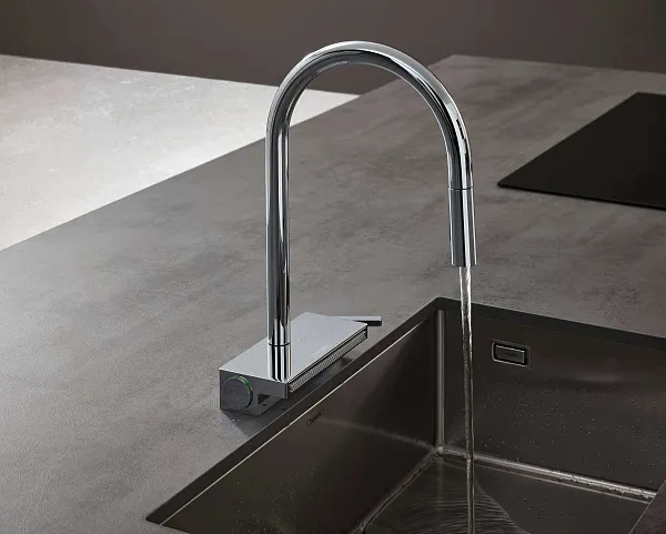 Смеситель Hansgrohe Aquno Select M81 73831000 для кухонной мойки фото 4