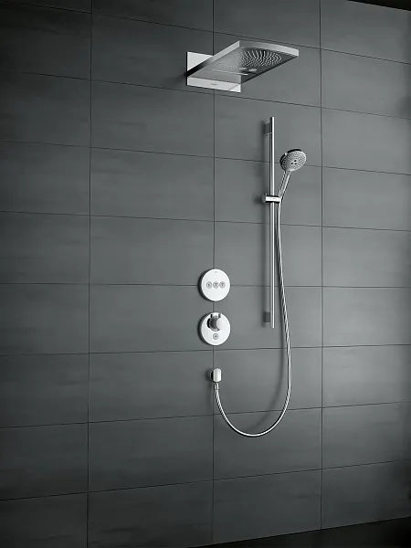 Термостат Hansgrohe ShowerSelect S Highflow 15742000 для душа с внутренней частью фото 2