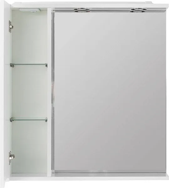 Зеркало-шкаф BelBagno Marino 60x75 MARINO-SPC-600/750-1A-BL-P-L левое с подсветкой фото 3