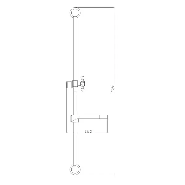 Душевая штанга Haiba HB8010 фото 3