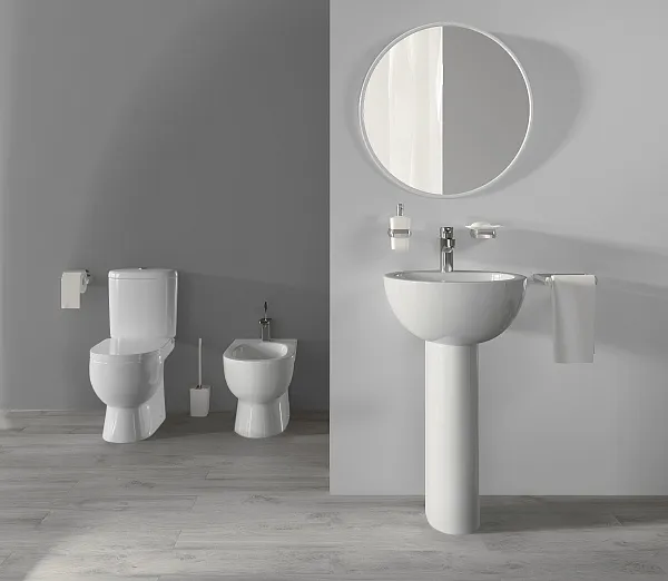 Унитаз-компакт Sanita Luxe Art WC.CC/Art/2-DM/WHT.G/S1 напольный с сиденьем микролифт фото 8