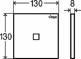 Смывная клавиша для унитазов Viega Visign for More 200 774677 фото 3