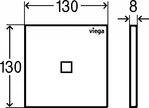 Смывная клавиша для унитазов Viega Visign for More 200 774677 фото 3