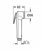 Гигиенический душ Grohe Tempesta-F 26358000 фото 4