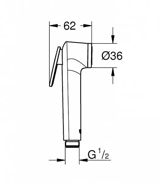 Гигиенический душ Grohe Tempesta-F 26358000 фото 4