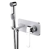 Гигиенический душ Lemark Melange LM4919CW  со смесителем фото 1
