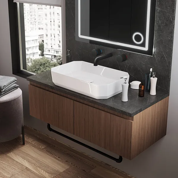 Мебельная раковина Sanita Luxe Line LINSLWB01 фото 5