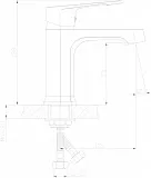 Смеситель Decoroom DR39 DR39011 для раковины фото 2