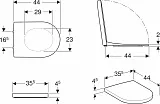 Крышка-сиденье Geberit iCon 574130000 с микролифтом фото 3