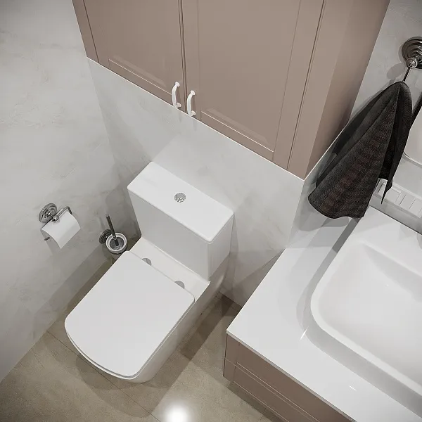 Унитаз-компакт Lavinia Boho Aveo 3306010R напольный безободковый с микролифтом фото 4