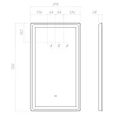 Зеркало Vigo Geometry Сlassic 70x39,60 4630297361599 с подсветкой фото 7
