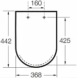 Крышка-сиденье Roca Inspira 80152266B с микролифтом фото 2