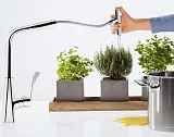 Смеситель Hansgrohe Metris Select M71 14857000 для кухонной мойки фото 2