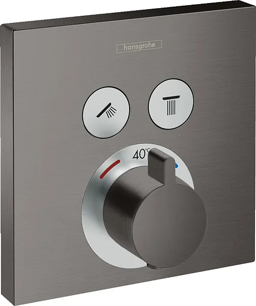 Термостат Hansgrohe ShowerSelect 15763340 для душа с внутренней частью фото 1
