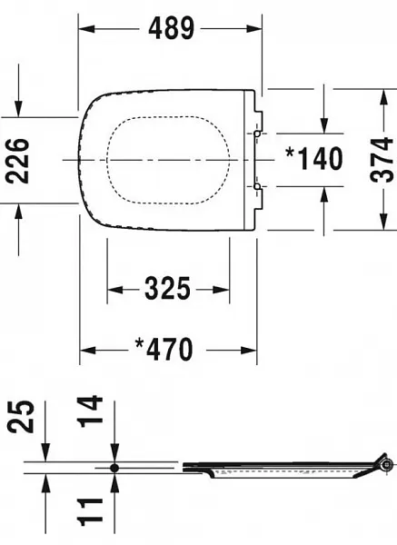 Крышка-сиденье Duravit DuraStyle 60590000 с микролифтом фото 2