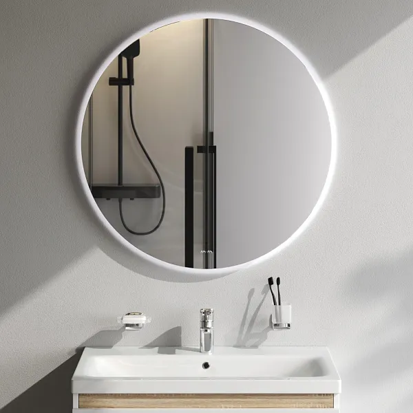 Зеркало AM.PM X-Joy 80x80 M85MOX40801S с подсветкой фото 2