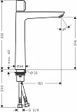 Смеситель Hansgrohe Talis Select E 71753000 для раковины-чаши фото 4