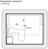 Зеркало Iddis Cloud 80х70 CLO8000i98 c подсветкой фото 6