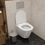 Унитаз подвесной Teymi Rita Pro W00123 подвесной безободковый с микролифтом фото 5