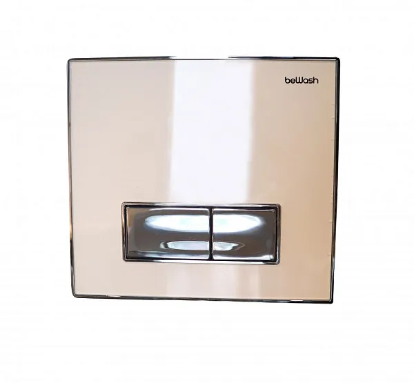 Кнопка смыва beWash Vago 500RZVP0500BYC000001 белое стекло/хром фото 3