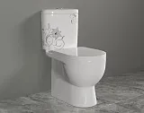 Унитаз-компакт Sanita Luxe Art Flora ARTSLCC10040622 напольный с микролифтом фото 3