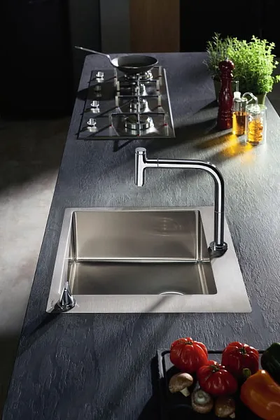 Кухонная мойка Hansgrohe C71-F655-09 со смесителем Хром фото 3