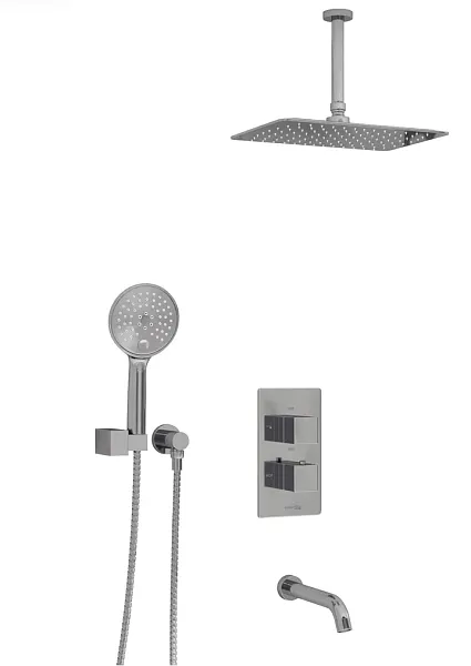 Душевой комплект WasserKRAFT A171568 Thermo встраиваемый фото 1