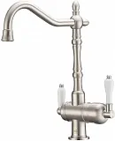 Смеситель ZorG Sanitary ZR 326 YF SATIN для кухонной мойки фото 1