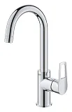 Смеситель Grohe BauLoop 23763001 для раковины с донным клапаном фото 4