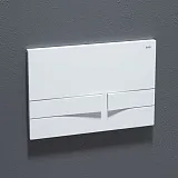 Клавиша смыва Iddis Unifix UNI06MWi77 белая матовая фото 4