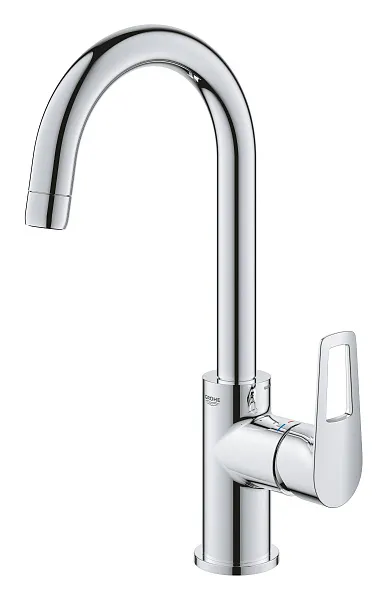 Смеситель Grohe BauLoop 23763001 для раковины с донным клапаном фото 4
