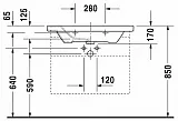 Раковина Duravit DuraStyle 232080 фото 9