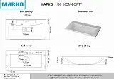 Раковина Marko Комфорт 90 см 5224900 фото 2