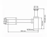 Сифон WasserKRAFT A169 для раковины фото 3