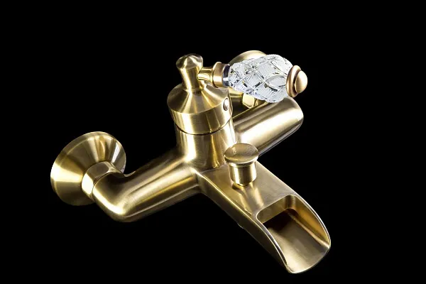 Смеситель Boheme Vogue Crystal 203-CRST для ванны с душем фото 2
