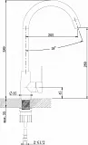 Смеситель Agger Splendid A0900133 для кухонной мойки фото 2