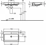 Раковина Geberit iCon 75 см 124075000 фото 9