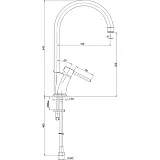 Смеситель для кухонной мойки PAINI Monterosa MOCR550 фото 7