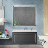 Зеркало Cezares Interni 100x90 CZR-SPC-INT-1000-900-LED-TCH-WARM-TIT с подсветкой Титан фото 7