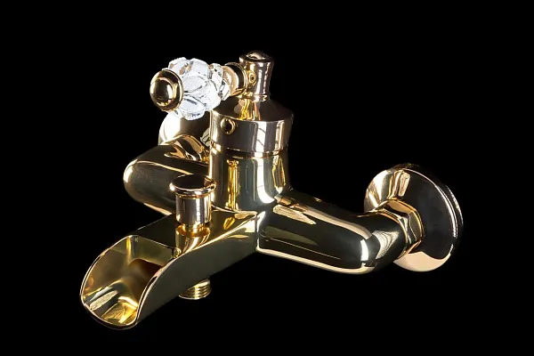 Смеситель Boheme Vogue Crystal 213-CRST для ванны с душем фото 2