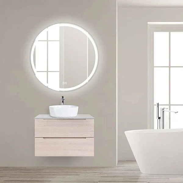 Зеркало BelBagno 70x70 SPC-RNG-700-LED-TCH-WARM с подсветкой фото 8
