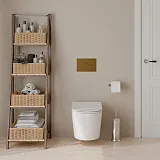 Унитаз подвесной Iberica Blanca Burgos Alto IB.BRA.234.1B1 безоободковый с микролифтом фото 3