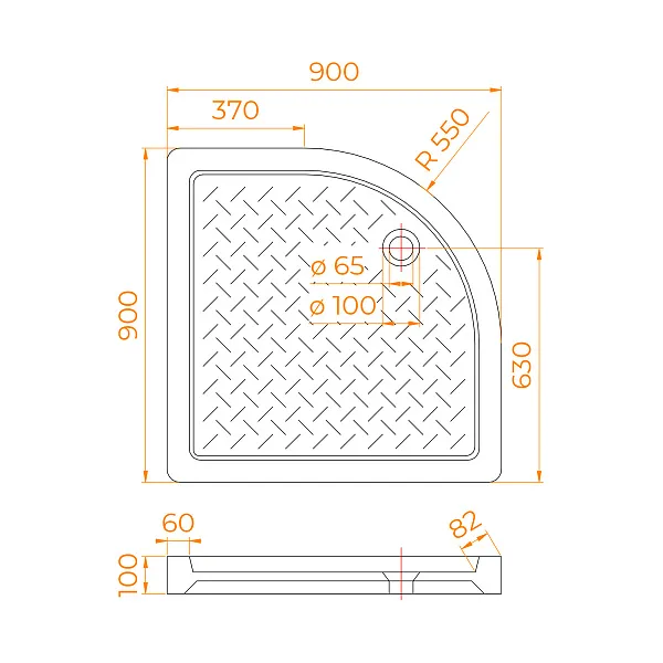 Душевой поддон RGW CER 19170499-01 фото 5