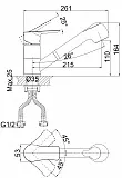 Смеситель D&K Rhein Reisling DA1272501 для кухонной мойки фото 3
