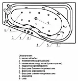 Акриловая ванна Aquatek Медея 170x95 MED180-0000037 левая вклеенный каркас фото 7