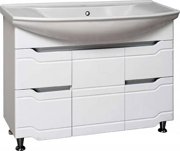 Мебель для ванной Runo Стиль 105 напольная фото 3