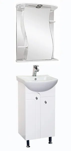 Зеркало-шкаф Misty Лиана 55x72 Э-Лиа02055-01СвП с подсветкой фото 1